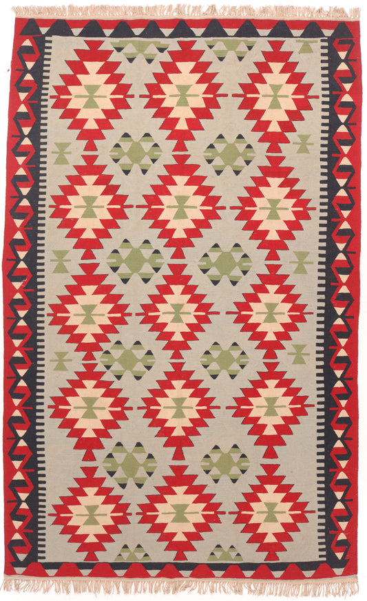 Red and Green Rug