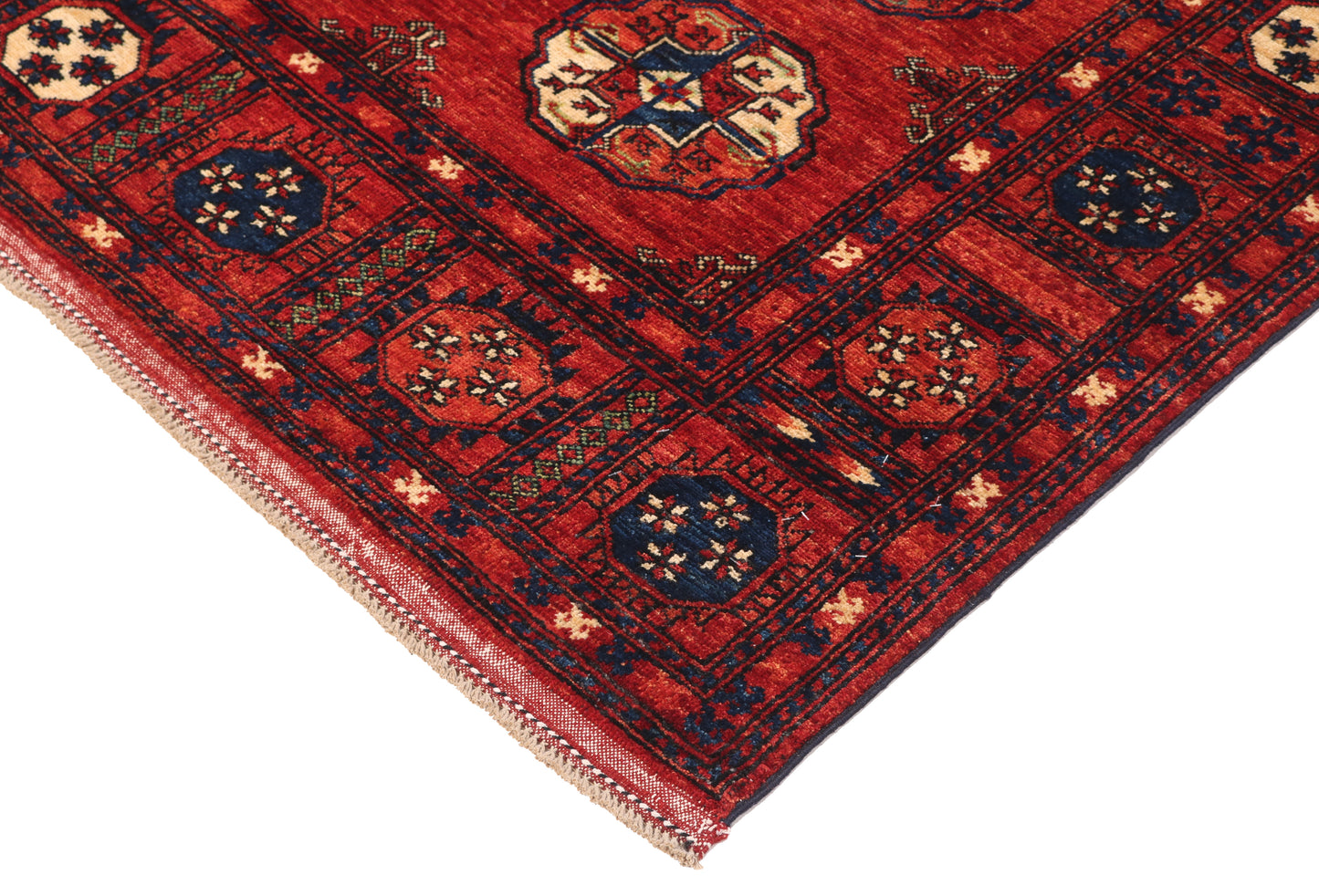 Traditional Red Hand-Knotted Rug - 8'3 x 5'7 / Up to 5 Days Hiring